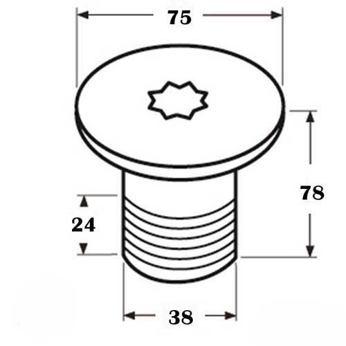 Tankeinfüllstutzen mit Winschaufnahme Edelstahl A4-AISI 316 - Wasser, Diesel, Gas & Abfall