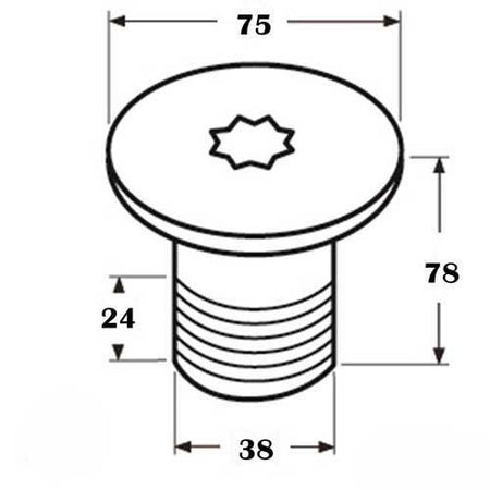 Tankeinfüllstutzen mit Winschaufnahme Edelstahl A4-AISI 316 - Wasser, Diesel, Gas & Abfall