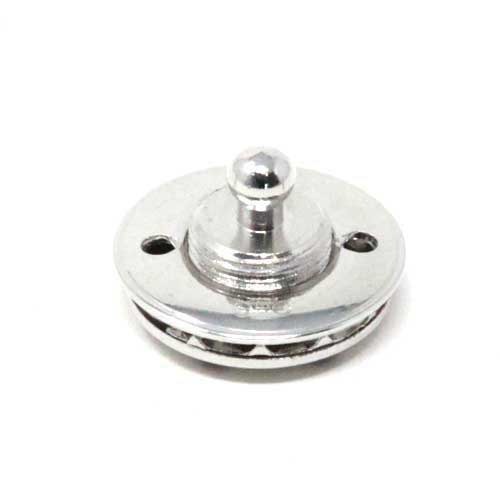 TENAX Unterteil für Stoff Messing vernickelt - Druckknopf für Abdeckplanen