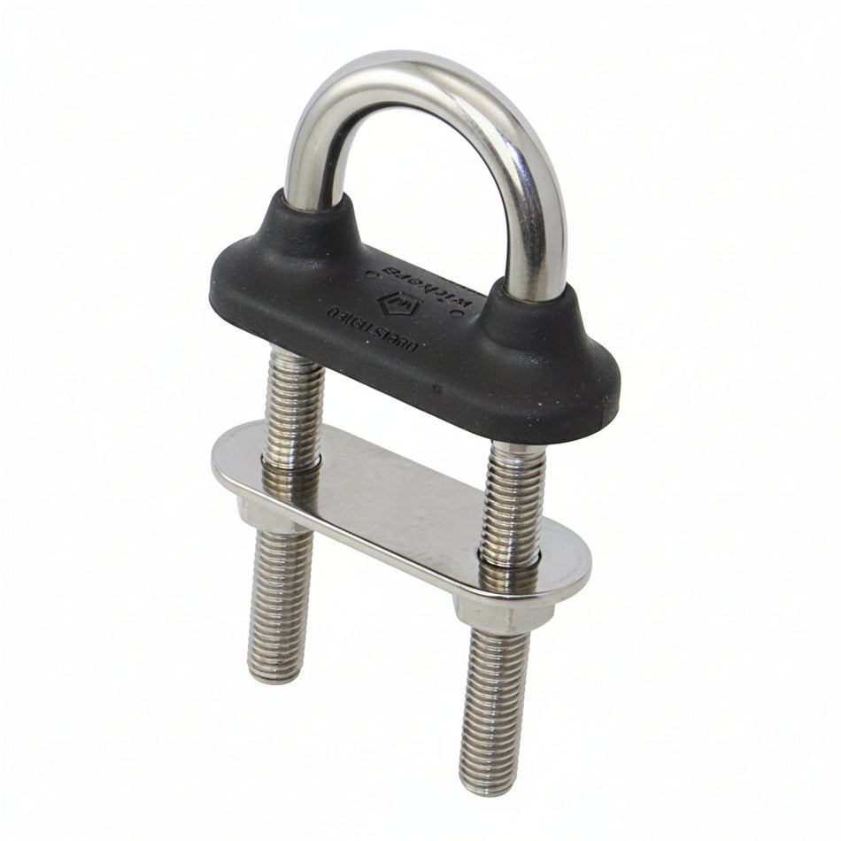 WICHARD U-Bolzen aus Edelstahl 1.4567 mit integriertem Gummikragen für wasserdichte Montage
