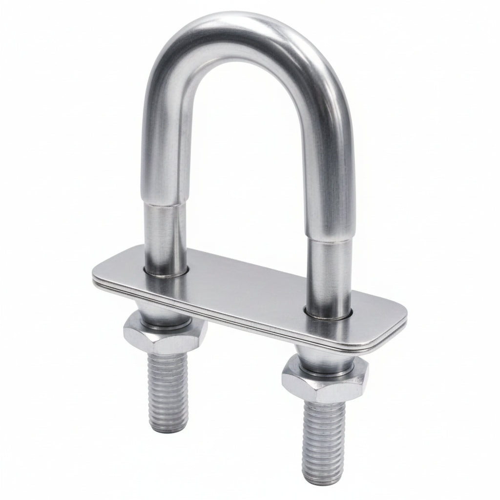 Gewindebügel mit 2 Gegenplatten
U-Bolzen

