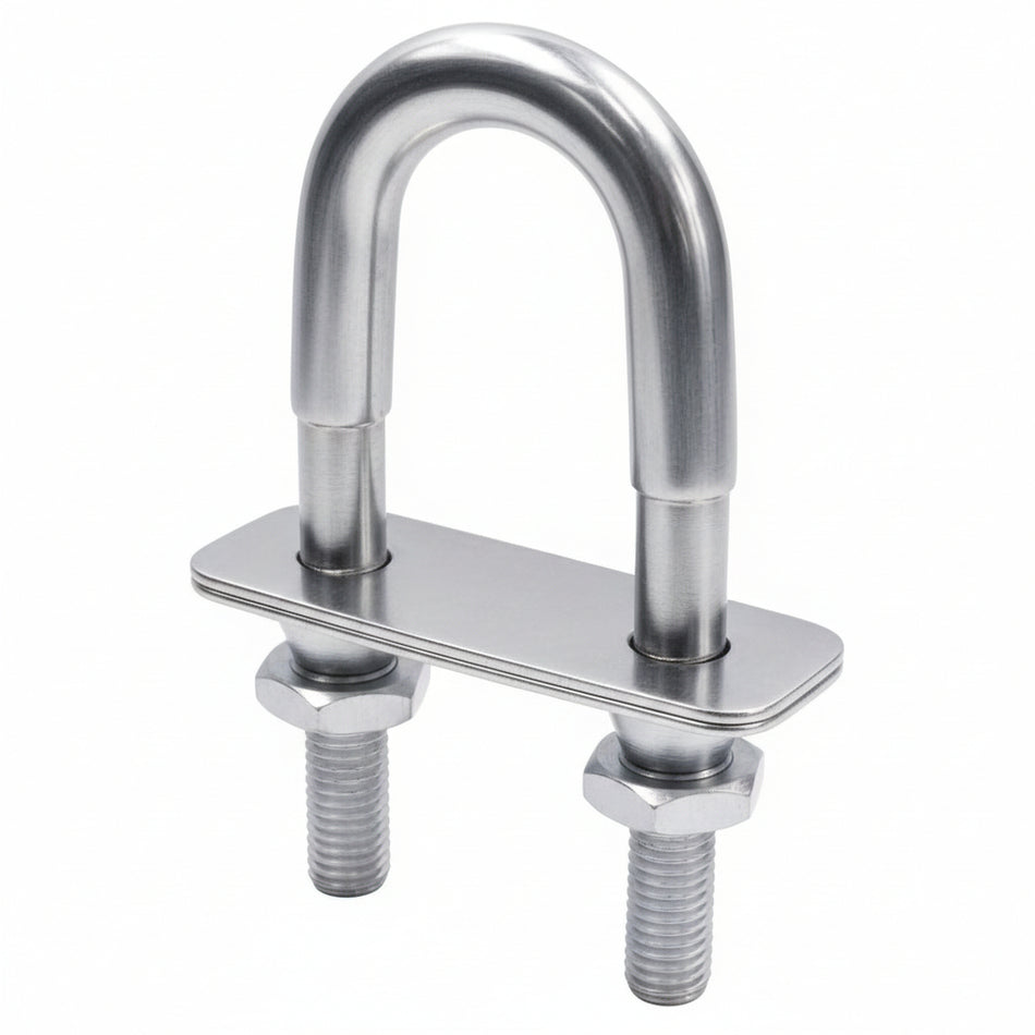 Gewindebügel mit 2 Gegenplatten
U-Bolzen

