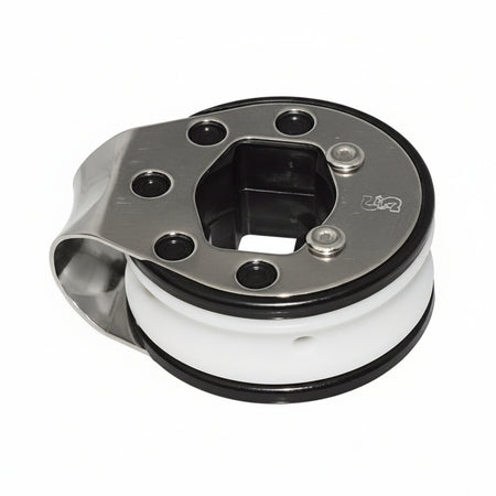 Umlenkrollen für Rollfock - Montage an Relingsstützen 25mm Ø - Kugellager