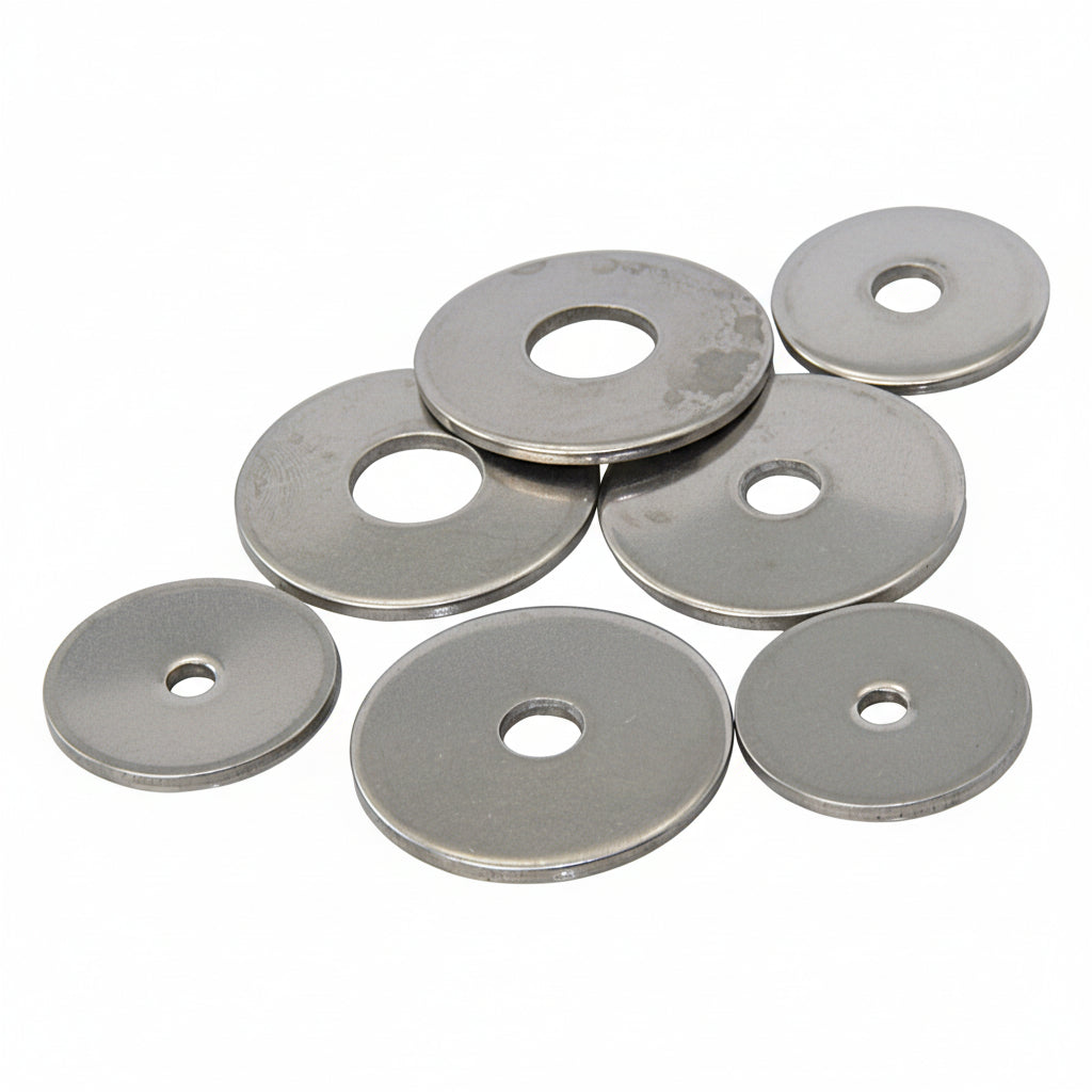 Unterlegscheiben Edelstahl 1.4401 - 2mm dick, verschiedene Größen