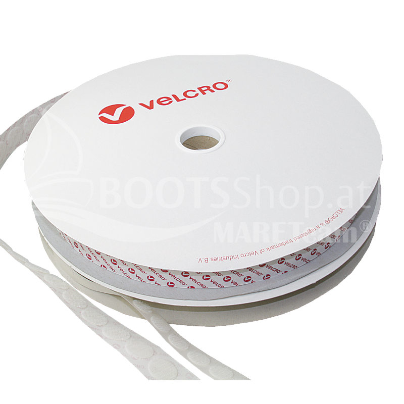 VELCRO® VELCOIN® Klebepunkte selbstklebend 19mm weiß - 1120 Stück