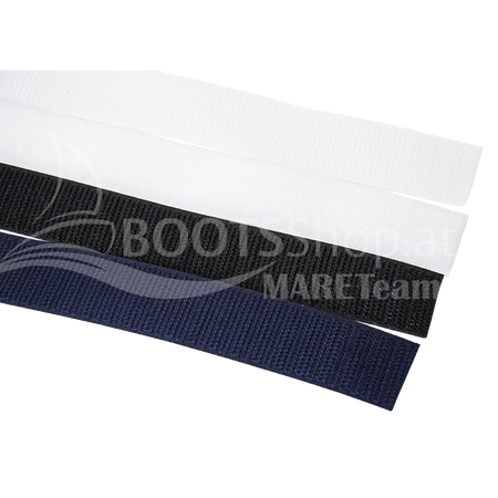 VELCRO® Klettband selbstklebend 20-50mm weiß & schwarz - Polyamid 25m