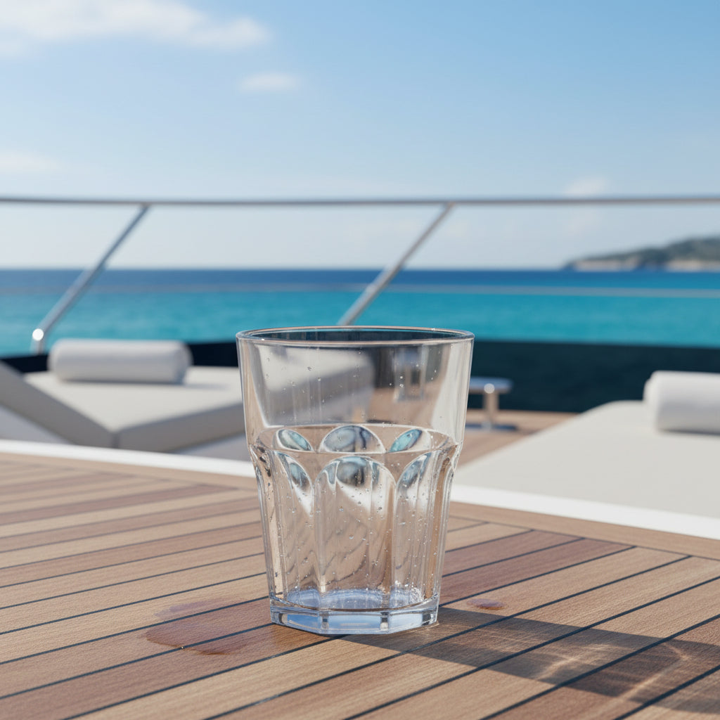 Limoglas transparent Polycarbonat 97mm - Wasserglas spülmaschinenfest MW1020