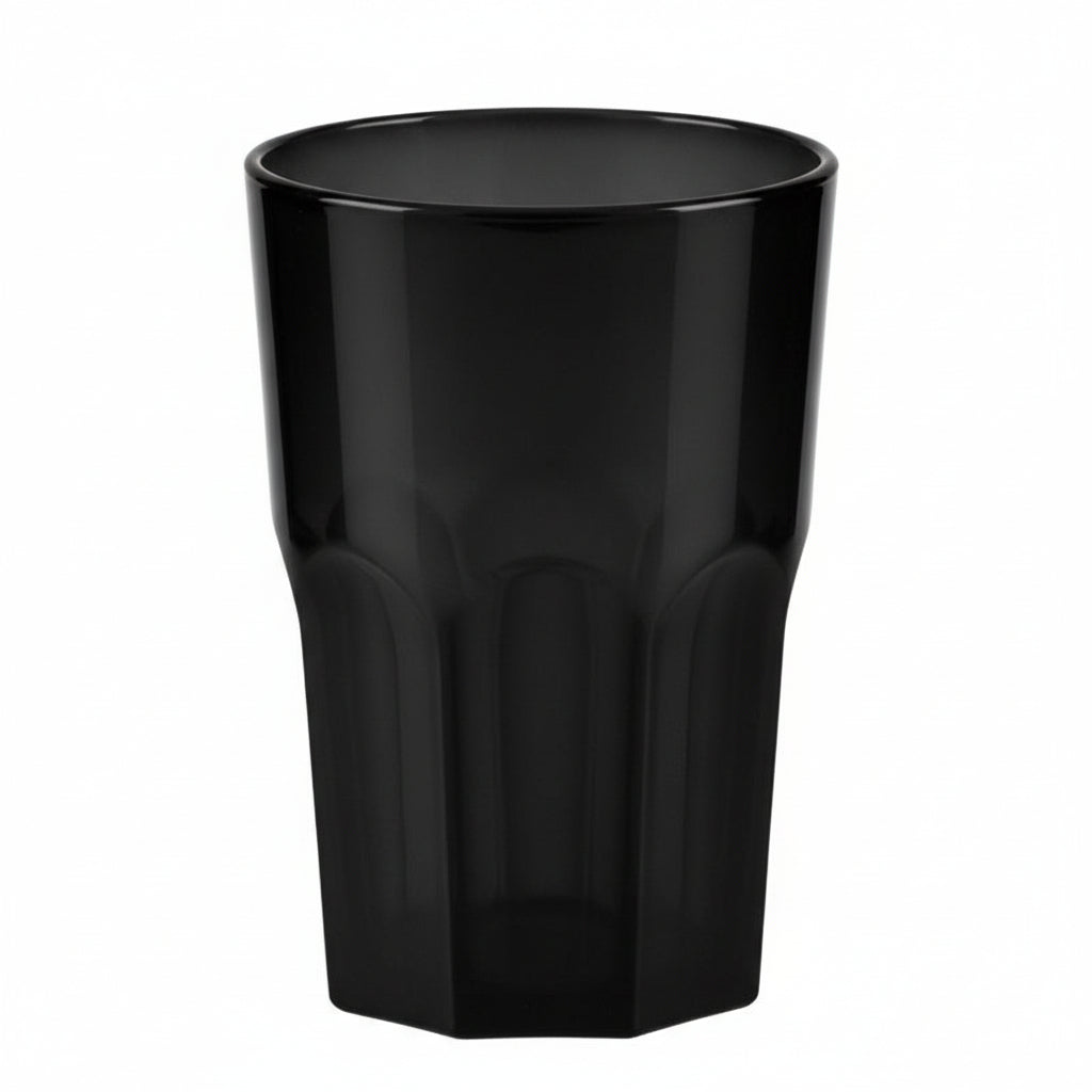 Limoglas schwarz Polycarbonat 119mm - Wasserglas spülmaschinenfest MW1016
