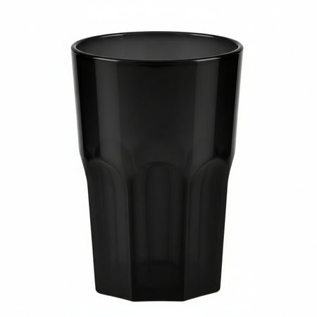 Limoglas schwarz Polycarbonat 119mm - Wasserglas spülmaschinenfest MW1016