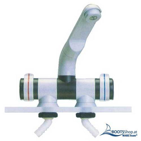 Mischwasserhahn weiß