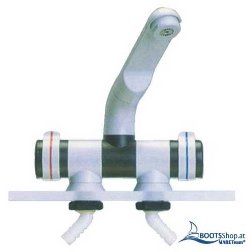 Mischwasserhahn weiß