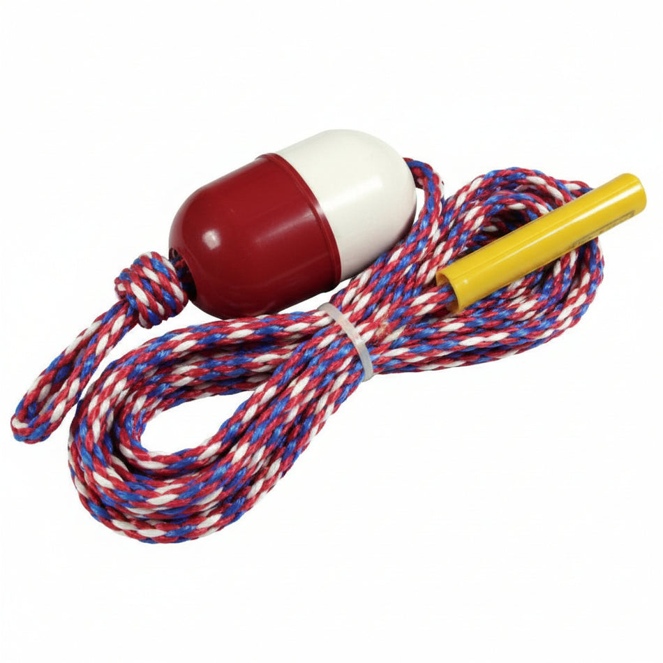 Wasserskileine aus Levylen 2,50m - Schwimmfähig mit Wasserski-Dreieck