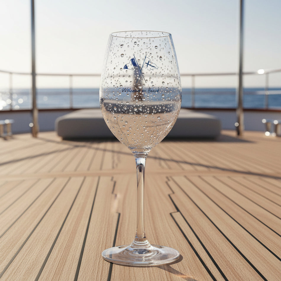 Marine Business Weingläser Welcome on Board - 6 Stück Tritan BPA Free Non Slip