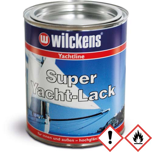 WILCKENS SUPER YACHTLACK - Brillante Kunstharzlackfarbe für Innen und Außen