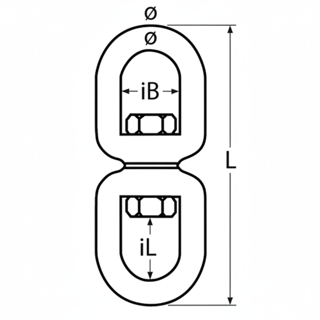 Wirbel Auge-Auge - Edelstahl A4-AISI 316