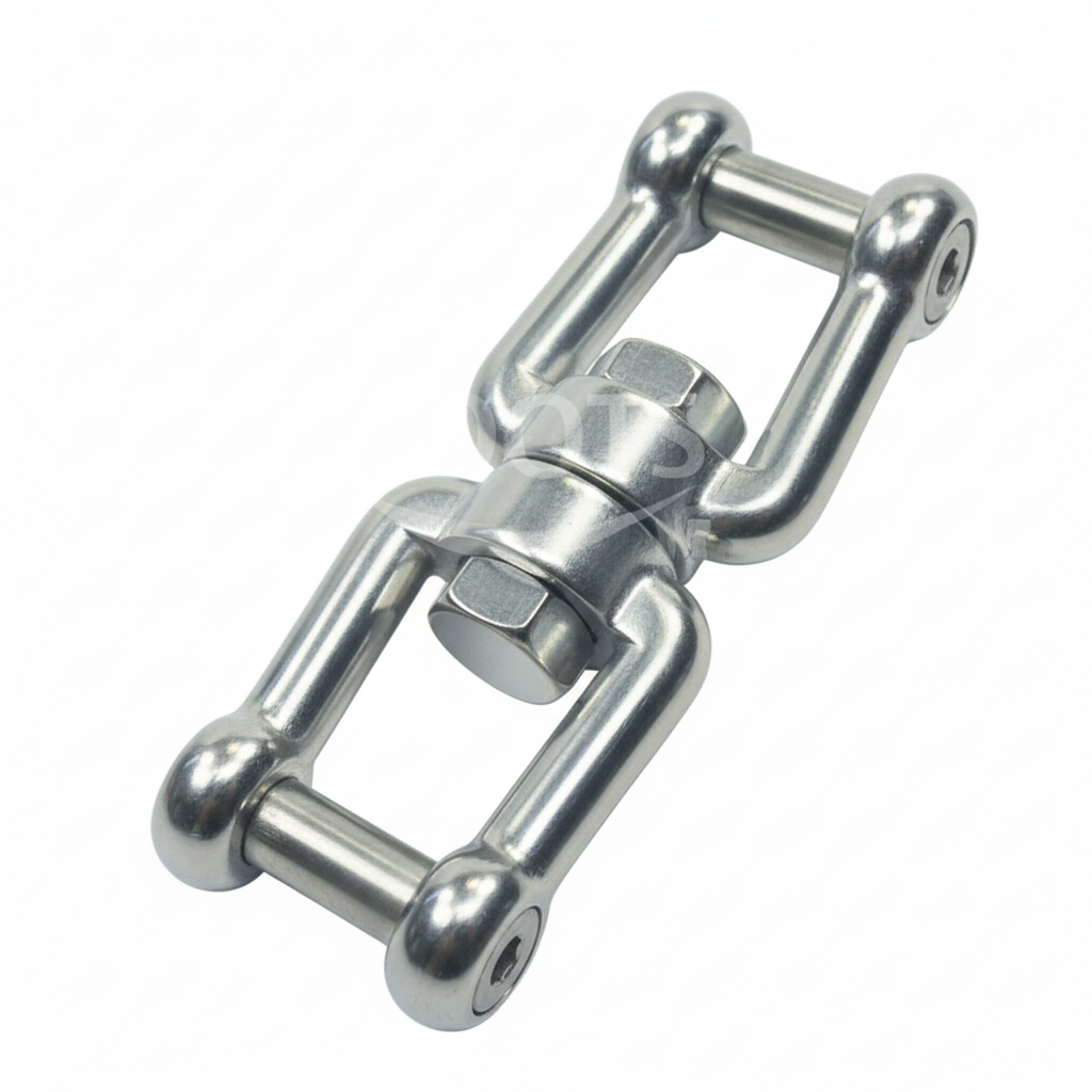 Wirbelschäkel Gabel-Gabel mit Innensechskant - Edelstahl A4-AISI 316