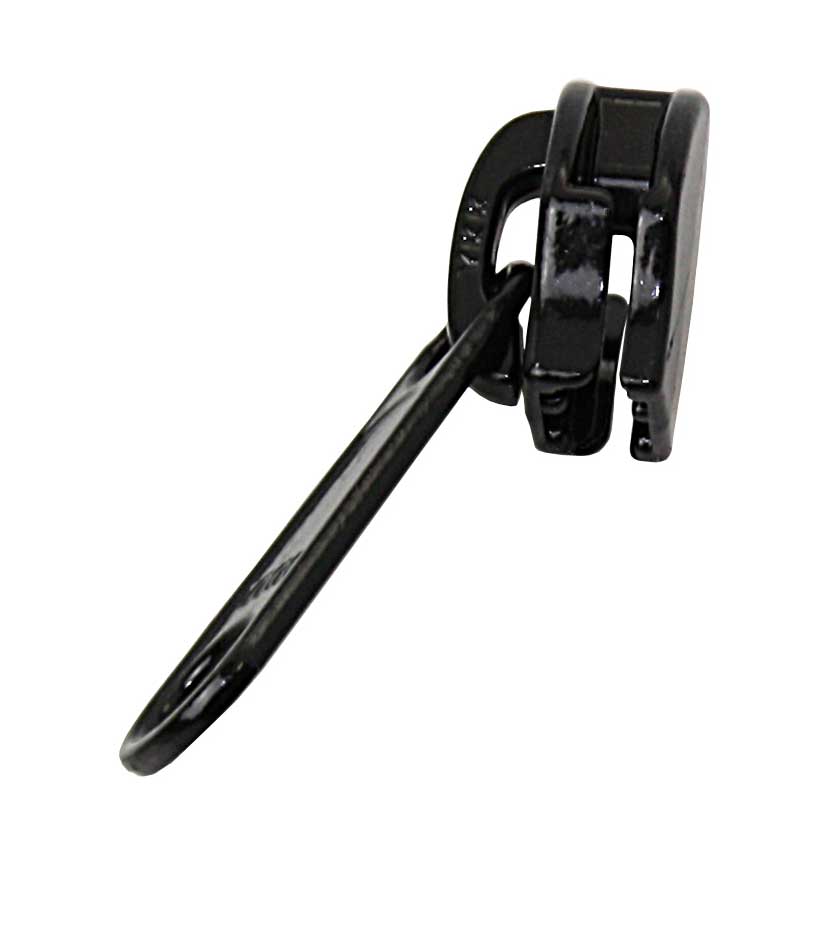 YKK Schieber für Reißverschlüsse - Zinklegierung lackiert Weiß und Schwarz Einfachschieber aus Zinklegierung lackiert Schwarz