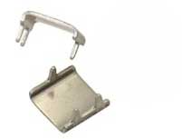 YKK Schieber und Endstücke Größe 8 - Edelstahl, lackiert und vernickelt obere Enststücke Metall für Selbstanbau