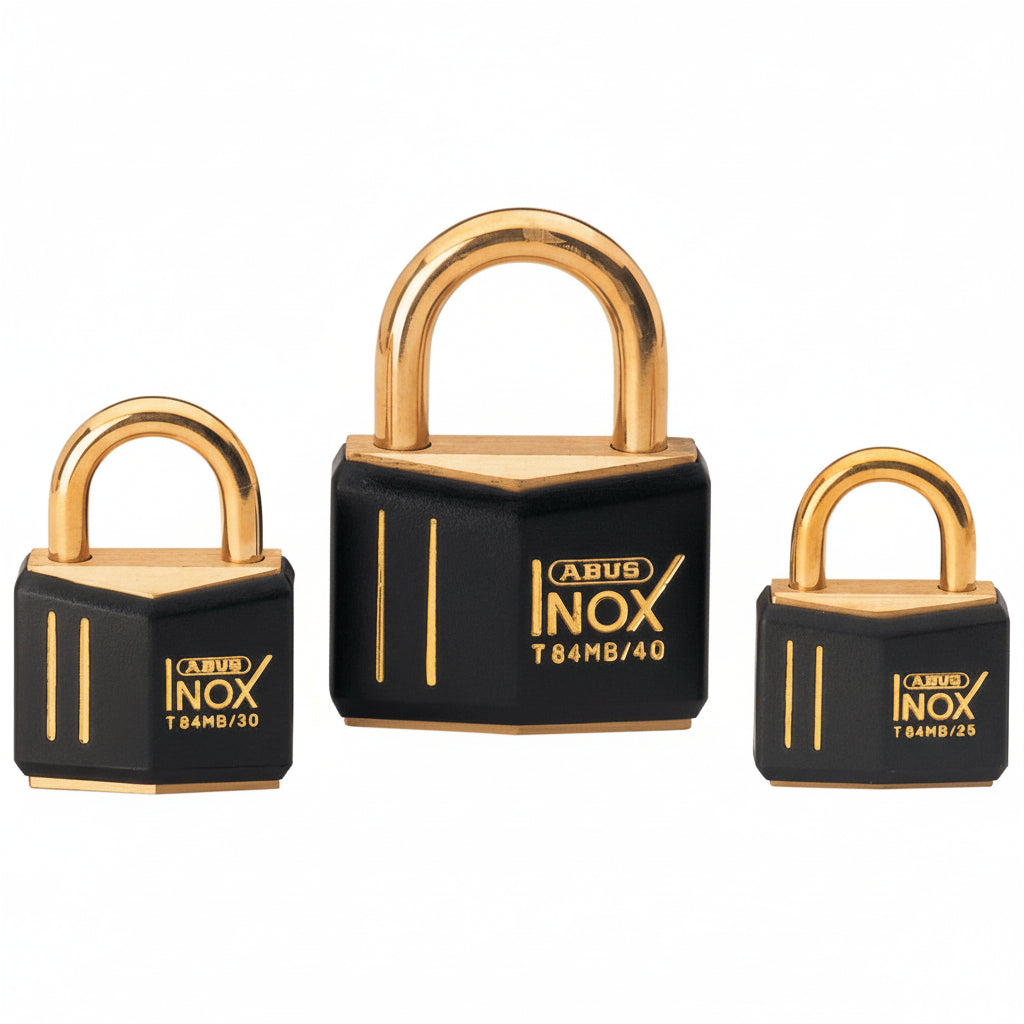 ABUS Vorhängeschloss T84MB Messing Kunststoff ummantelt - Boot