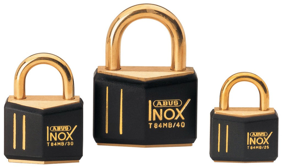 ABUS Vorhängeschloss T84MB Messing Kunststoff ummantelt - Boot