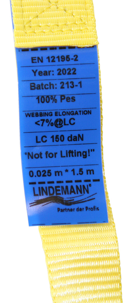 Zurrgurt 25mm mit Klemmschnalle - Spanngurt 500kg Bruchlast