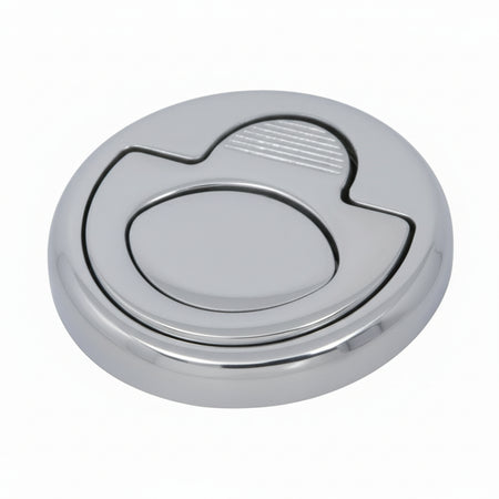 Edelstahl Einlassgriff rund A4 - AISI 316 - Lukenheber Ø 50 mm - 6 mm Aufbauhöhe