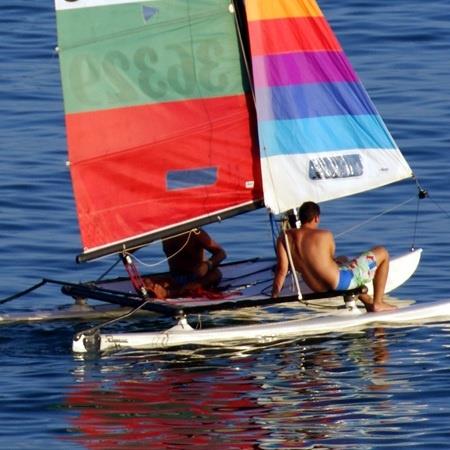 Trampolingewebe 290 g/m² - Polyester Netzgewebe für Katamarane