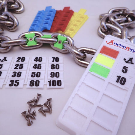 ANCHORIGHT Kettenmarker grün AOC06GR – Kettenmarkierung für 6 mm Ankerkette