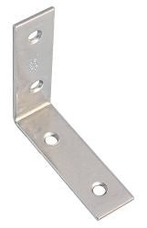 Winkelverbinder schmal Edelstahl A2 matt - Boot