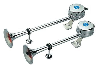 MARCO Doppelhorn Edelstahl 12V 470mm 118dB