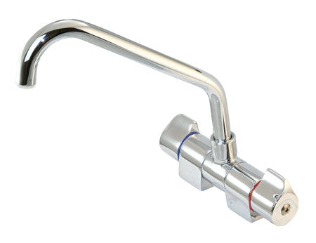 BARKA Zweihebel-Mischbatterie klappbar drehbar verchromt 3/8" Gewinde