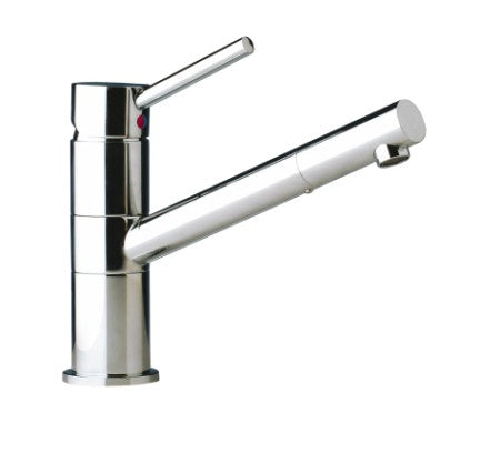 BARKA Einhebel-Mischbatterie schwenkbar verchromt 1/2" Gewinde ohne Schlauch