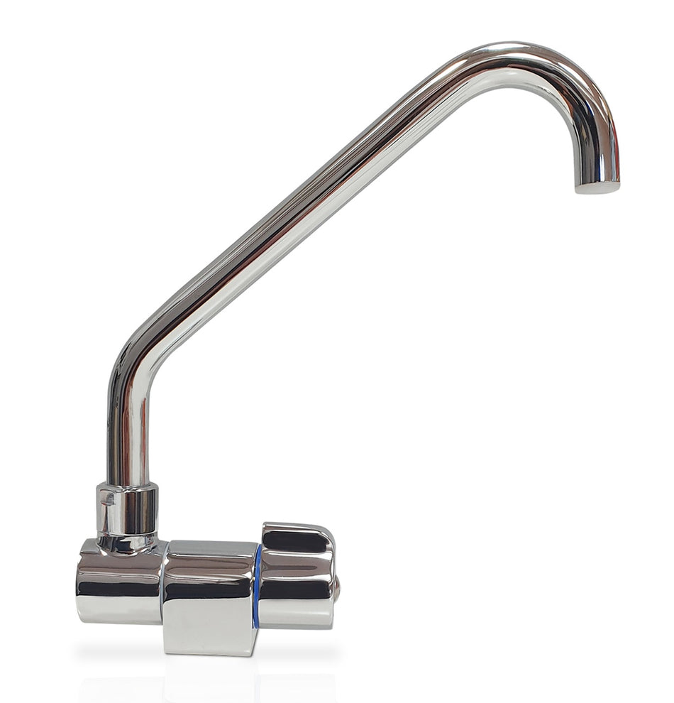 BARKA Wasserhahn klappbar drehbar verchromt 3/8" Gewinde