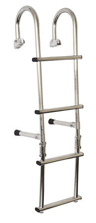 Badeleiter mit Handlauf, klappbar A4 3-stufig