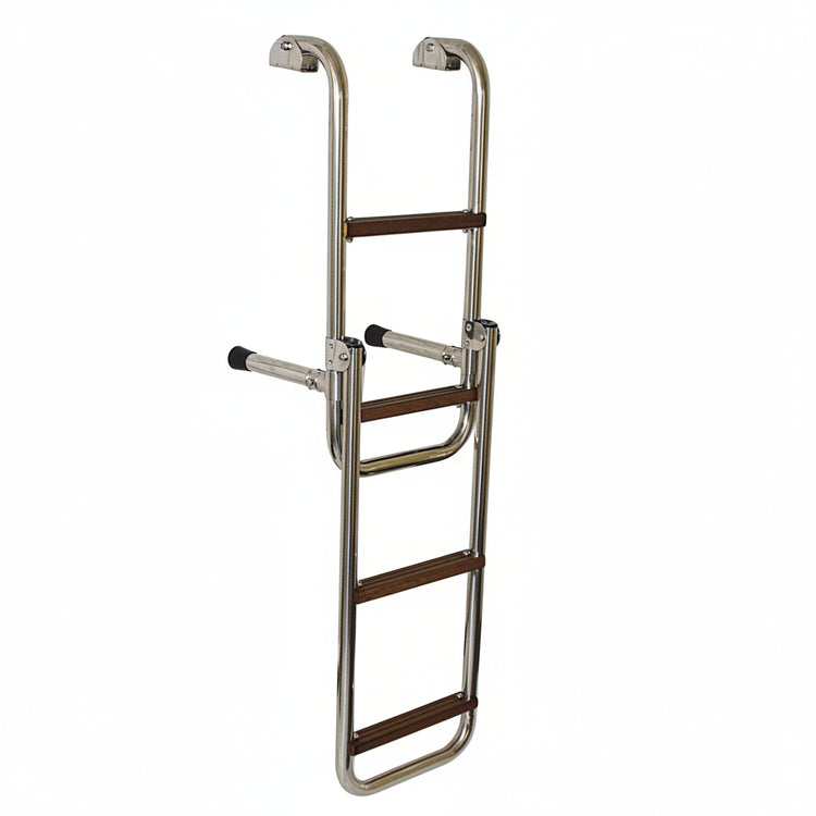 Badeleiter AISI316 Edelstahl klappbar Spiegelmontage 2+1 Stufen – 25cm (BL2413)