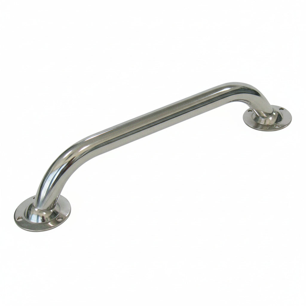 Handläufe aus Edelstahl A4 AISI316 mit Grundplatten - 22mm und 25mm Rohrdurchmesser
