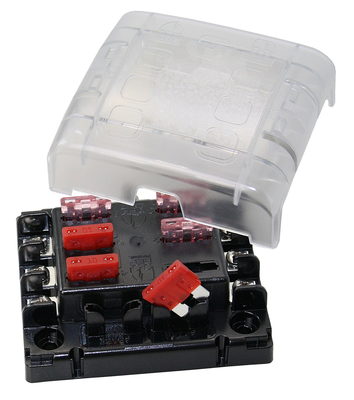 BEP Sicherungskasten 6 Flachstecksicherungen ATC/ATO 12-32V max. 30A