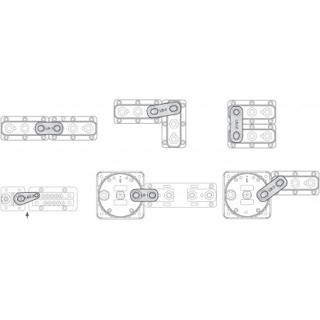 BEP Verbindungsplatte Z-Link LBZ-2 650A - Für Pin 8/10mm 32mm - PRO INSTALLER