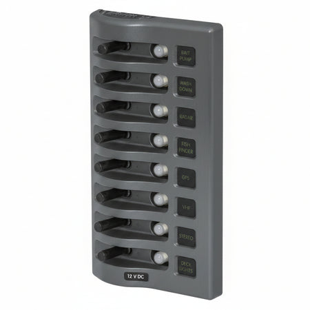 Blue Sea Systems WeatherDeck CLB Schaltpaneel 12V DC – 6- und 8-fach BS4378