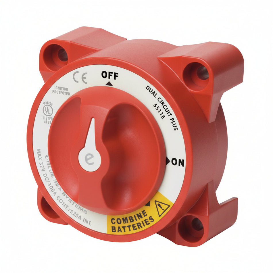 Blue Sea Systems Batterie-Trennschalter e-Series Dual Circuit Plus – BS5511E