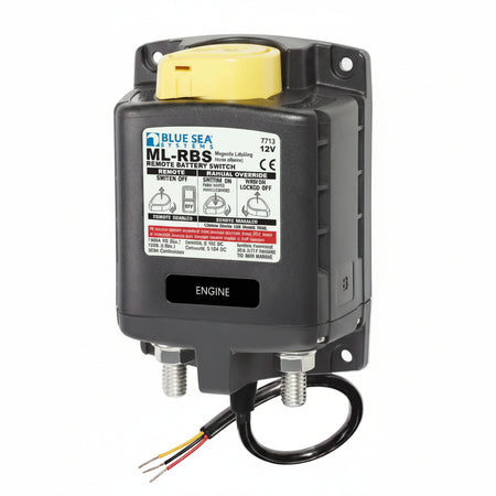 Blue Sea Systems ML-RBS Fernbedienbarer Batterieschalter 12V/24V – 500A