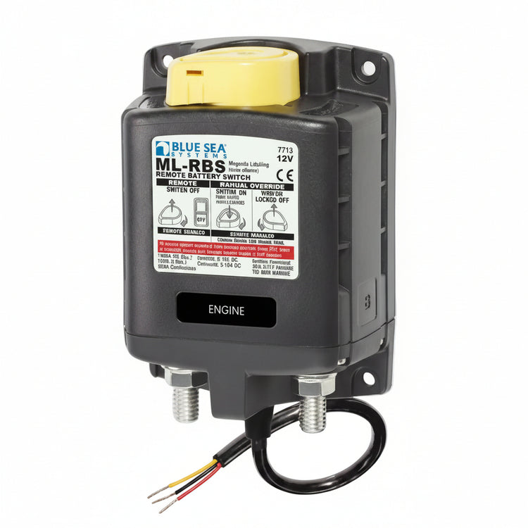 Blue Sea Systems ML-RBS Fernbedienbarer Batterieschalter 12V/24V – 500A