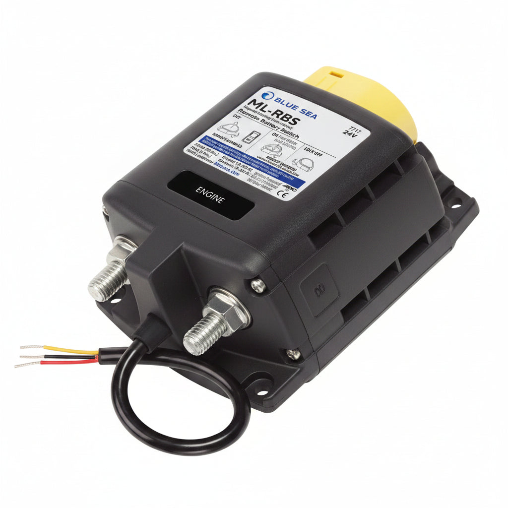 Blue Sea Systems ML-RBS Fernbedienbarer Batterieschalter 12V/24V – 500A