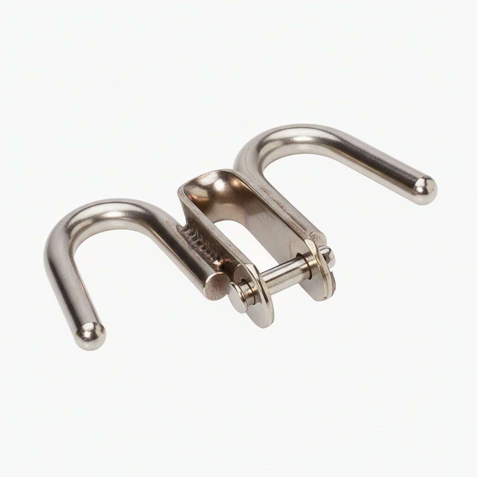 Doppel Reffhaken aus Edelstahl BT41518
