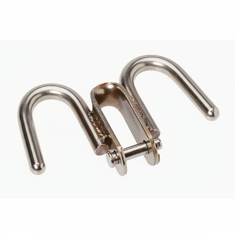 Barton Marine Doppel Reffhaken aus Edelstahl – 47,0 x 92,5 mm (BT41518)
