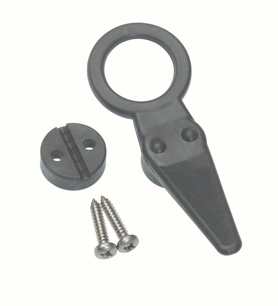 BARTON Flaggenklampe mit Auge für Wanten Nylon für Drahtseil 4-8mm