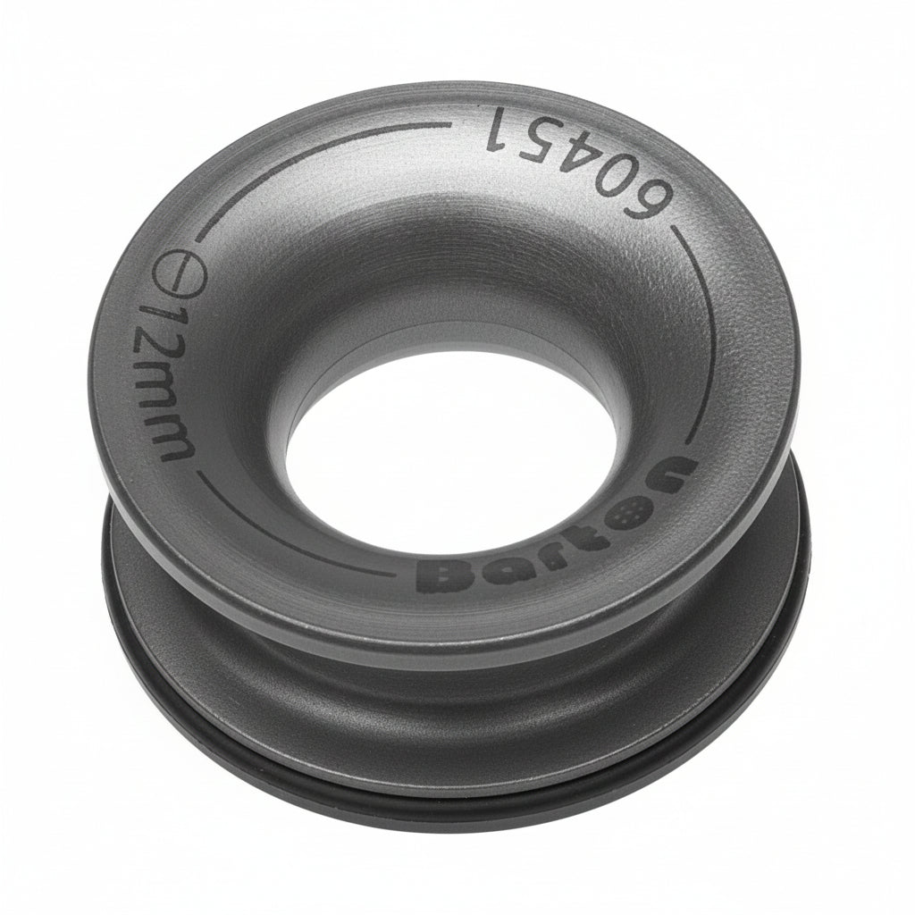 Seil-Rundkauschen BARTON High Load Auge Aluminium - Spectro Eloxierung BT60451