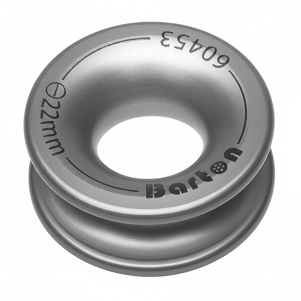 Seil-Rundkauschen BARTON High Load Auge Aluminium - Spectro Eloxierung BT60453