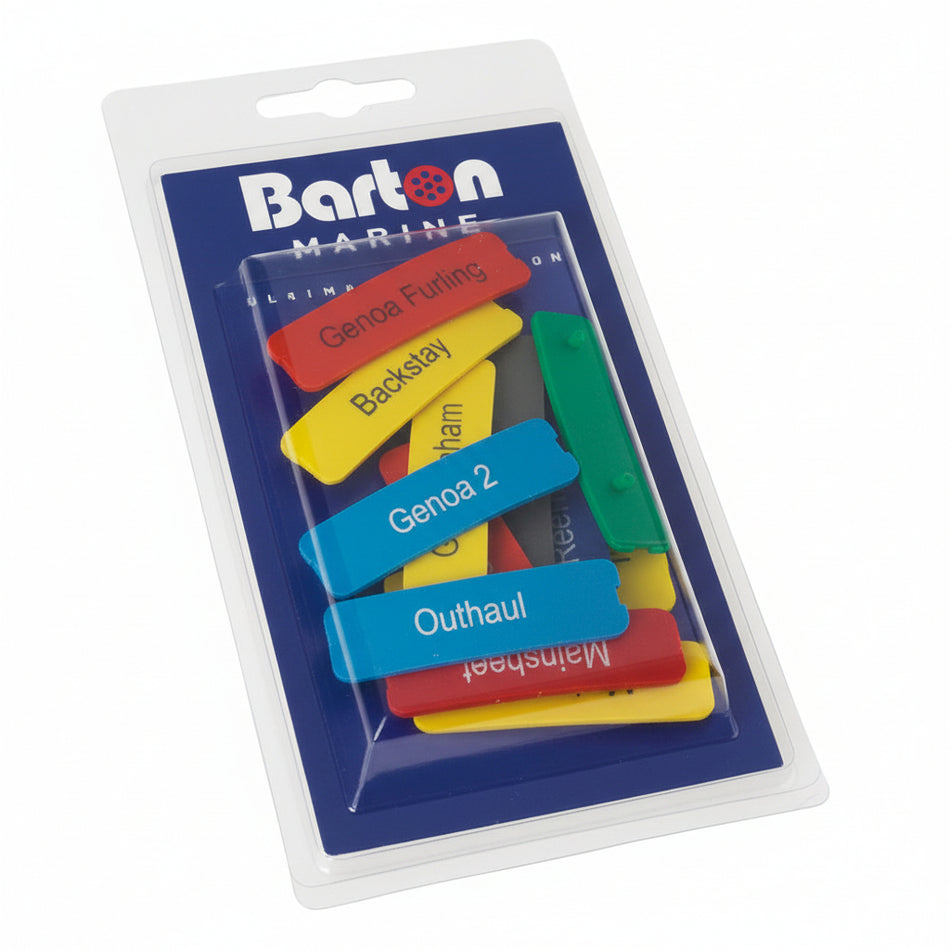 BARTON Hebelbeschriftungsset RACER BT81541 - 12 Labels für Rennyachten
