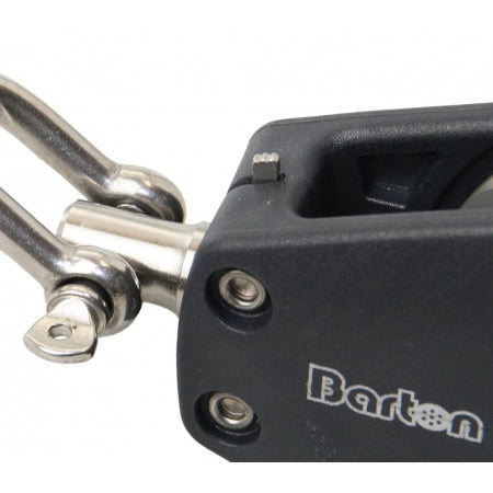 BARTON Ratschenblock schaltbar mit Kugellager - 55mm Rolle für Tau bis 10mm